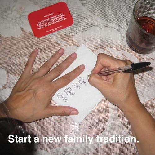 WE'RE NOT REALLY STRANGERS Family Edition Card Game - 150 Conversation Cards for Adults, Teens, and Families - for a Fun & Memorable Family Game Night, Ages 15+, 2-6 Players thumbnail 2