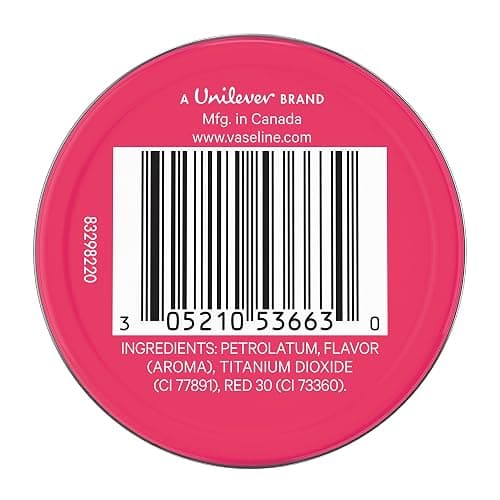 Vaseline Lip Therapy Lip Balm Tin, Rosy Lips, 0.6 Ounce thumbnail 2