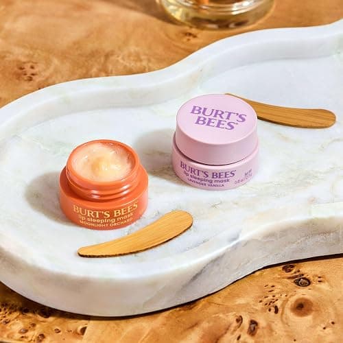 Burt’s Bees Lavender Vanilla Lip Sleeping Mask, With Hyaluronic Acid and Squalane Moisturizer To Instantly Hydrate Lips, Overnight Mask and Treatment, 0.45 oz. thumbnail 9