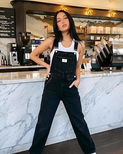 POTILI Casual Denim Overalls for Women Loose Wide Leg Pants Adjustable Jean Jumpsuits with Pockets Summer 90s Outfit 2026 thumbnail 4