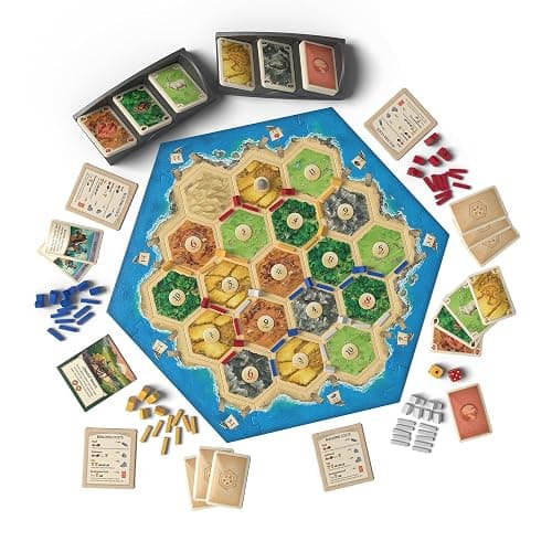 CATAN Board Game (6th Edition) Trade, Build & Settle in The Classic Strategy Game for Family, Kids & Adults, Ages 10+, 3-4 Players, 60-90 Min Playtime thumbnail 4