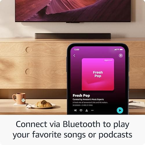 Amazon Fire TV Soundbar Plus (newest model) with built-in subwoofer, 3.1 channel, Dolby Atmos, clear dialogue thumbnail 4