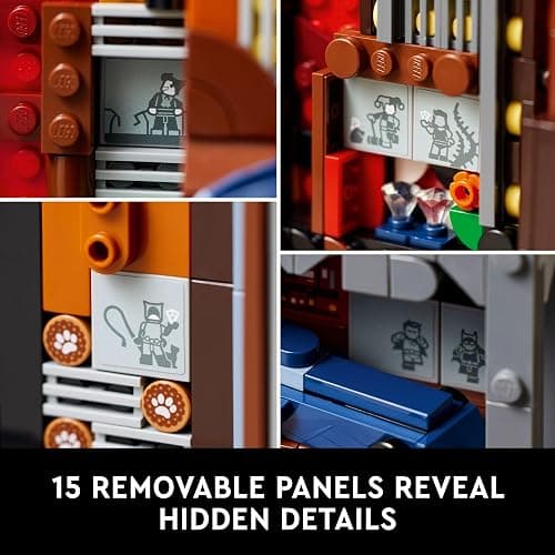 LEGO DC Batman: The Animated Series Gotham City Build and Display Adult Set with Minifigures, DC Collectible Gift for Fans of Super Hero Action and Adventure Movies, 76271 thumbnail 4