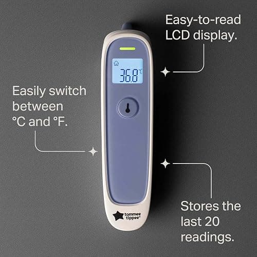 Tommee Tippee InEar Digital Thermometer 3m+ | 1 Second Instant Readings, Choice of °C or °F Display thumbnail 4