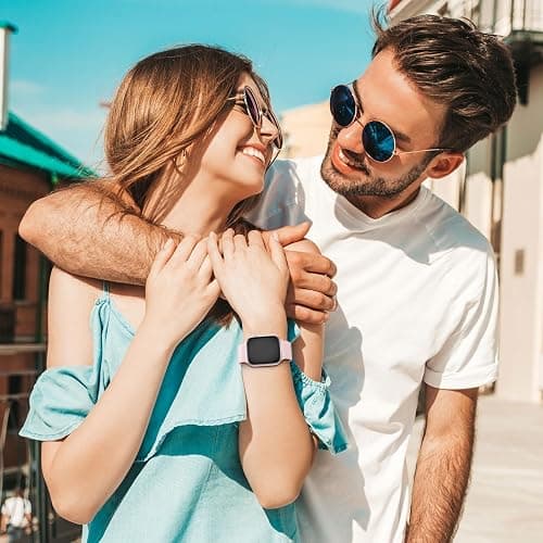 DONEGANI C1A Band for Apple Watch Bands Women Men Se Ultra 2 40mm 44mm 46mm 42mm 45mm 41mm 38mm 49mm Series 10 9 8 7 6 5 4 3 iWatch Sport Strap Silicone Millennial Pink thumbnail 5