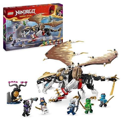 LEGO Ninjago Egalt Le Maître Dragon, Jouet Ninja avec 5 Minifigurines Ninja Dont Personnages Lloyd et NYA, Cadeau d'anniversaire pour Enfants, Garçons et Filles Dès 8 Ans 71809 - Image 1