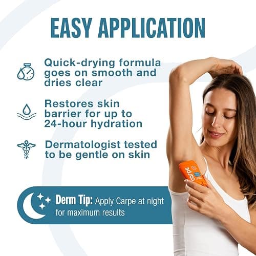 Carpe 100-Hour Antiperspirant Deodorant, Mountain Breeze - 2 Pack | Dermatologist Tested - 100 Hr Sweat & Odor Control - Free from Baking Soda & Parabens - Clinical Strength Deodorant - 2 Pack thumbnail 6