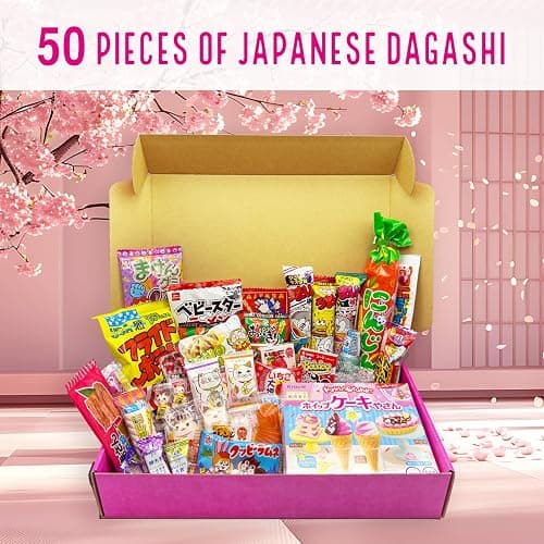 LUCKY CAT PINK Japanese Dagashi Box 50 PCS Japanese Candy, Dagashi, Snacks, And Gum thumbnail 2
