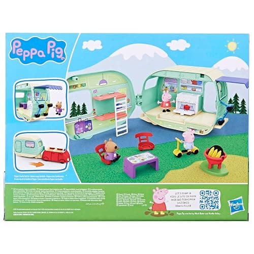 Peppa Pig Caravan Playset for Girls and Boys, 3 Figures, 6 Accessories, Preschool Toys, Kids Gifts, Ages 3+ thumbnail 15