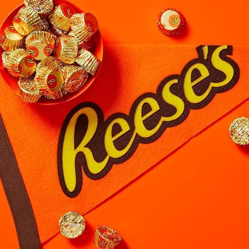 ReesesPeanut Butter Miniature Cups - 90 Individually Wrapped Milk Chocolate Candy Reese Miniature Peanut Butter Cups Bulk - 2 Pounds Bulk Chocolate Pack thumbnail 4