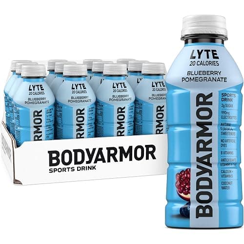 BODYARMOR LYTE Sports Drink Low-Calorie Sports Beverage, Blueberry Pomegranate, Coconut Water Hydration, Natural Flavors With Vitamins, Potassium-Packed Electrolytes, Perfect For Athletes, 16 Fl Oz (Pack of 12) - Image 1