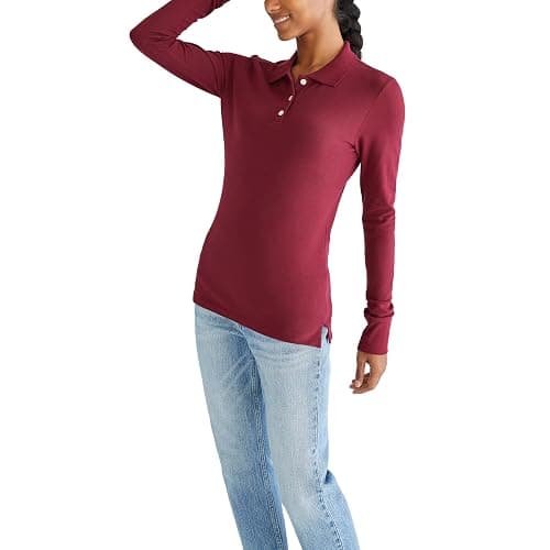 AEROPOSTALE Women's Uniform Polo Long Sleeve thumbnail 3