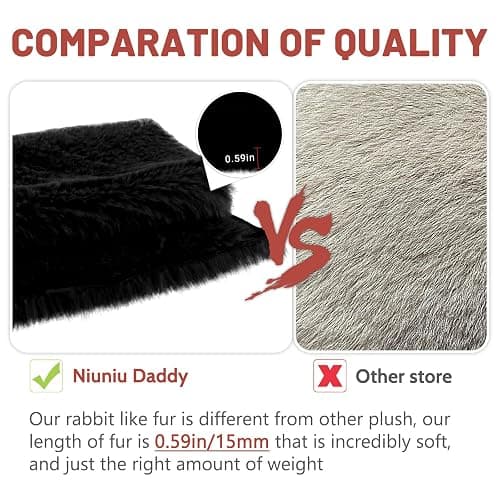 Niuniu Daddy 20" | 3.3 Pound Red Panda Weighted Stuffed Animals Plush Toy, Small Pillowfort Weighted Plush Animals for Kids Adults, Heavy Beads Body Stuffed Animal Pillow for Gift Birthday Christmas - Red Panda - Medium thumbnail 7