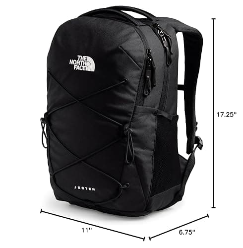 The North Face Women's Jester Everyday Laptop Backpack - Commuter Travel Bag, Laptop Sleeve, Water-Repellent, TNF Black-NPF, One Size thumbnail 2
