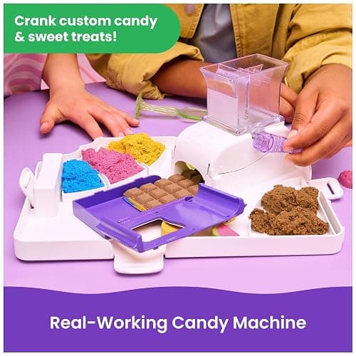 Kinetic Sand Sweet Station Set, Moldable Play Sand Sensory Toys, Ages 5+ thumbnail 2