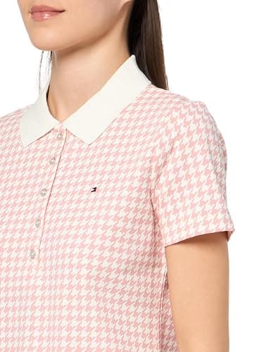 Tommy Hilfiger Damen Puff Sleeve Polo Tee T-Shirt thumbnail 3