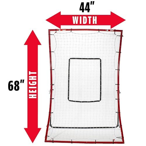 Franklin Sports Baseball Rebounders + Pitchback Nest - Pitch Return Trainer + Rebound Net with Attachable Pitching Target- All Angle Fielding Rebound Net for Grounders + Pop Flies thumbnail 2