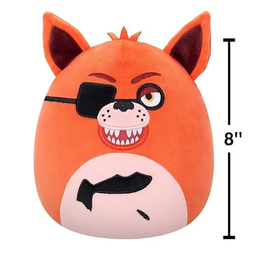 Squishmallows Original Five Nights at Freddy’s 8-Inch Classic Foxy | Collectable Cute Plush Toy, Cuddly Toys for Children, Soft Toys, Cute Teddies Suitable for Girls and Boys Ages 3 thumbnail 2