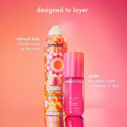 amika: aura hair and body mist | pink grapefruit, juicy apricot + warm vanilla thumbnail 6