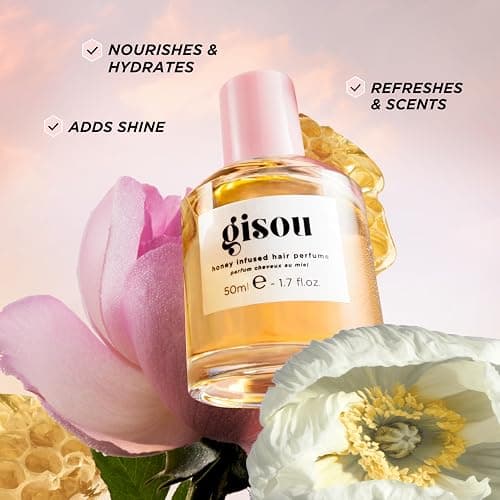 Gisou Honey Infused Hair Perfume – Long-Lasting Hair Fragrance with Mirsalehi Honey & Argan Oil, Wildflower Honey scent, 1.7 Fl Oz thumbnail 3