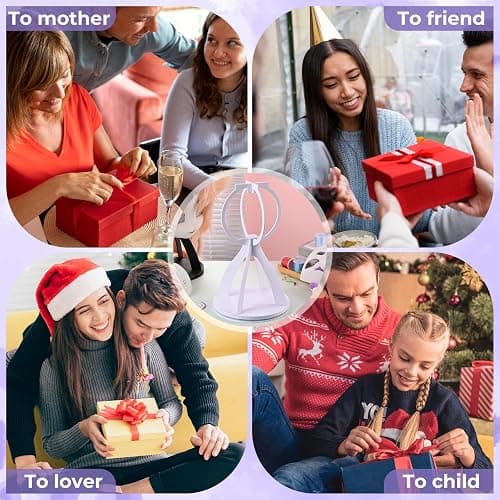 JORHANCE Collapsible Fursuit Head Stand with Rotating Base - Portable and Sturdy Display for Costume Heads (White) thumbnail 8