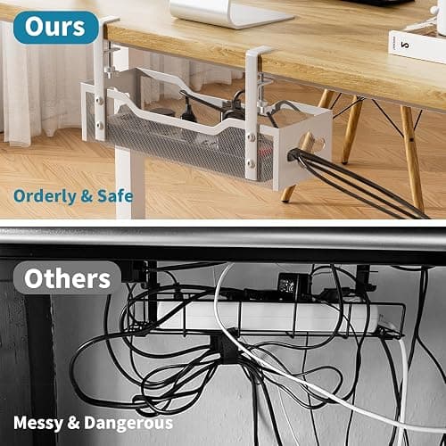 Cable management for desk  thumbnail 4