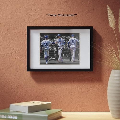 Ikonic Fotohaus Ohtani Mookie Betts Freddie Freeman Signed Photo Autograph Print Wall Art Home Decor thumbnail 5