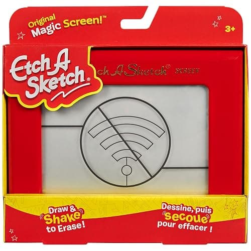 Etch A Sketch, Classic Red Drawing Toy with Magic Screen, for Ages 3 and Up thumbnail 4