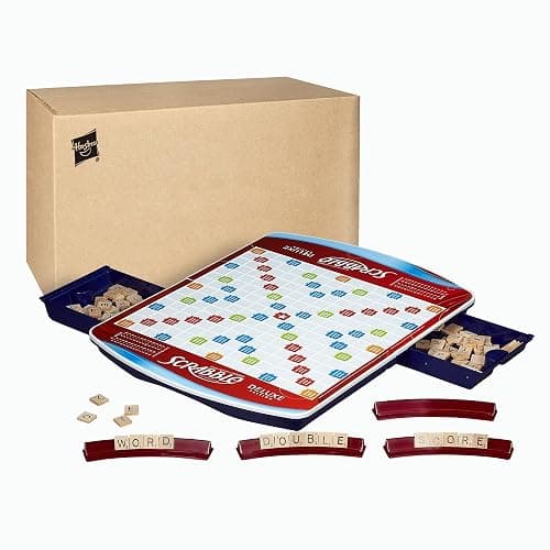 Hasbro Gaming Scrabble Deluxe Edition Board Game, (Amazon Exclusive) thumbnail 2