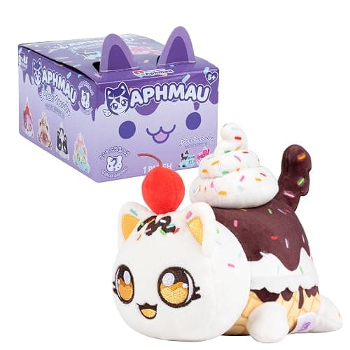 Aphmau 6” MeeMeow Mystery Plush – Ice Cream; YouTube Gaming Channel, Blind Box, 1 of 8 Possible Ice Cream MeeMeows, Official Aphmau Merch thumbnail 6