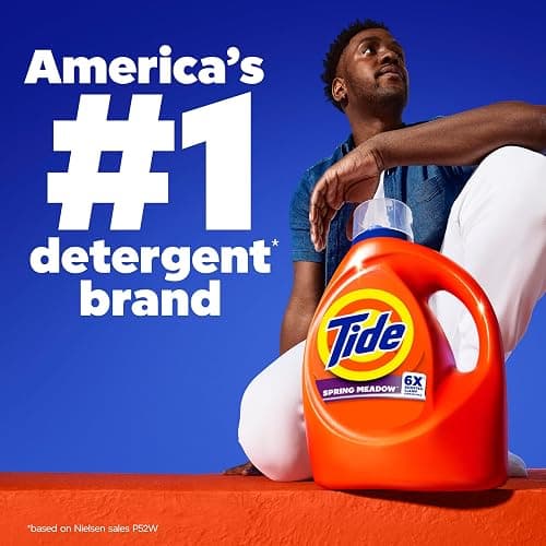 Tide Laundry Detergent Liquid, Original Scent, Works on 100% of Common Stains, Laundry Soap, Liquid Laundry Detergent, 100 Loads, 3.9 L thumbnail 12