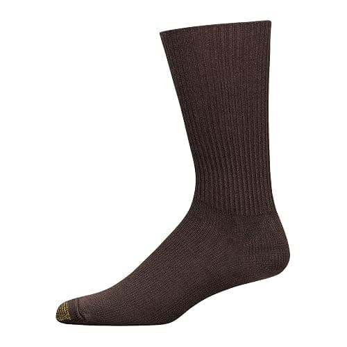 GOLDTOE Men's Fluffies Casual Crew Socks thumbnail 2