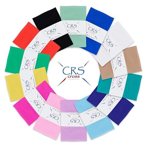 CRS Cross Figure Skating Socks. 2 Pair Knee High Tights. Premium Footed Ice Skate Dance Socks in a Variety of Colors. thumbnail 8