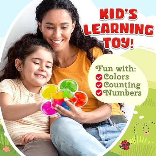 Color Sorting Sensory Toys for Autism, Roadtrip Travel Essenstial for Toddler, Color Matching Fidget Toy Preschool Learning Activities Educational Calm Down Montessori Toy for Kids Ages 1 2 3 thumbnail 4
