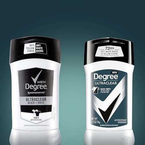 Degree Men UltraClear Antiperspirant Deodorant Black + White 72-Hour Sweat & Odor Protection Antiperspirant For Men With MotionSense Technology 2.7 Ounce (Pack of 4) thumbnail 14