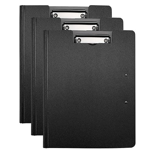 Clipboards (Set of 3) by Office Clipboard Folder, File Cover Folder Clipboard with Horizontal and Vertical Double Clips Metal Clip, Letter Size or A4 thumbnail 9