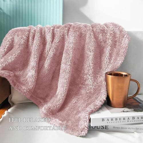 Exclusivo Mezcla Plush Fuzzy Fleece Throw Blanket Extra Large, Super Soft thumbnail 5