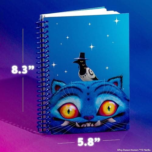 KPop Demon Hunters™ Journal – Derpy Edition, 100 Lined Pages, Notebook Measures 5.8 x 8.3, Official K Pop Demon Hunters Merch for K-Pop Fans, Students, Teens thumbnail 3