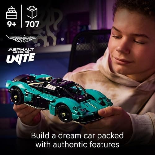 LEGO Technic Aston Martin Valkyrie Toy Car - Kids Model Kit Toy for Boys and Girls, Ages 9+ - Vehicle Building Set for Pretend Play & STEM Learning - Sports Car Gift Idea for Birthdays - 42208 thumbnail 3