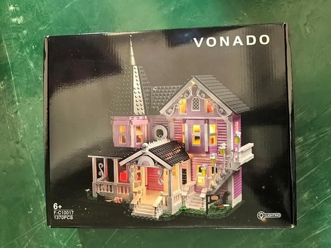 Millionspring Pink House Building Set with LED Light, Pink Palace Building Block Model Kit for Home Decor, Creat Gift for Hallowean,Friends,Kids and Adults thumbnail 6
