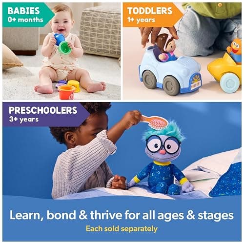 Ms. Rachel 1-2-3 Roll! Vehicle with Click-in Figure & Pull Back Action, Educational Toys & Toddler Toys for Girls & Boys Ages 1-3Y+ thumbnail 5