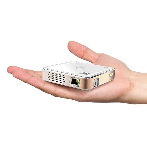Kodak Ultra Mini Portable Projector - HD 1080p support LED DLP Rechargeable Pico Projector - 100" Display, Built-in Speaker - HDMI, USB and Micro SD - Compatible with iPhone iPad, Android Phones - Image 1