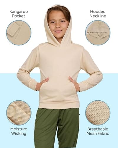 PURE CHAMP 3 Pack Mesh Boys Hoodies Active Athletic Quick Dry Pullover Hoodies For Boys Essentials Hoodie Lightweight 4-20 thumbnail 2