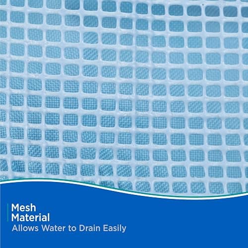 Kenney KN61579 Portable 7-Pocket Mesh Shower Tote/Shower Caddy for Toiletries and Personal Care Organization for College Dorms, Gym, Beach, or Travel, Blue - Blue thumbnail 5