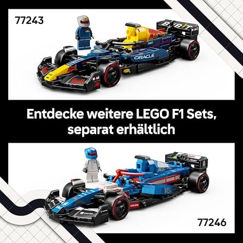 LEGO Speed Champions Visa Cash App RB VCARB 01 F1 Rennauto - Bauset mit Formel 1 Minifigur zum Sammeln - baubares Modell und Sammlerstück - Geschenk für Erwachsene und Motorsportfans 77246 thumbnail 7