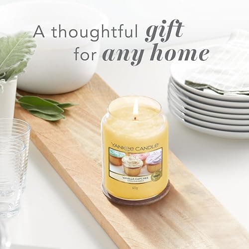 Yankee Candle Scented Candle | Vanilla Cupcake Large Jar | Long Burning Candles: up to 150 Hours | Perfect Gifts for Women thumbnail 6