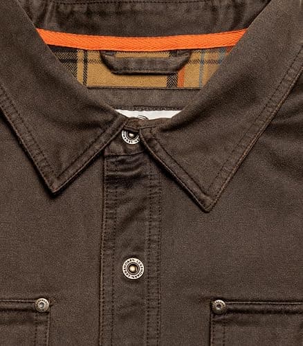 Legendary Whitetails Men's Flannel Lined Shirt Jacket Waxed Cotton Water Resistant thumbnail 7