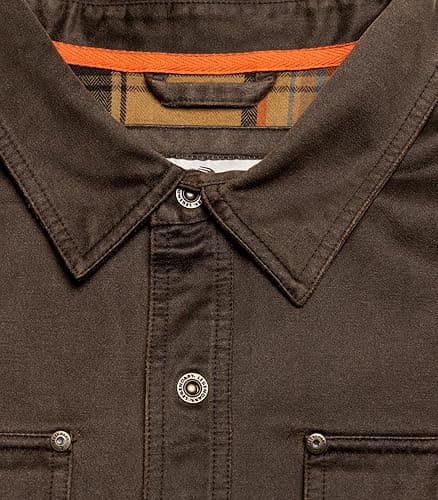 Legendary Whitetails Men's Flannel Lined Shirt Jacket Waxed Cotton Water Resistant thumbnail 8