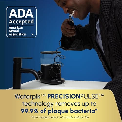 Waterpik Sonic-Fusion 2.0 Professional Flossing Electric Toothbrush with Water Flosser Combo In One, Black SF-04, Packaging May Vary thumbnail 3