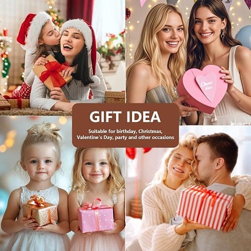 Eaciy Christmas Gifts for Grandkids Teens Girls, 18K Gold Plated Letter A-Z Heart Initial Necklaces for Women Teen Girl Trendy Stuff Birthday Gifts Stocking Stuffers for Teen Girls Women Jewelry thumbnail 6